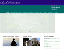 Tablet Screenshot of chapelofawareness.org